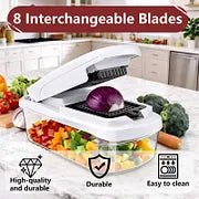 🥕🥕15-in-1 Vegetable Chopper | Multifunctional Food Cutter with Container