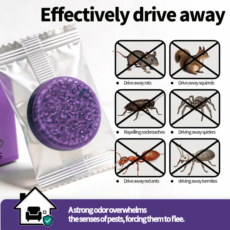 🐭 🐭12-Pack Rodent Repellent Balls for Home Kitchen--🌿 A SCENT BARRIER THEY DON’T WANT TO STICK AROUND