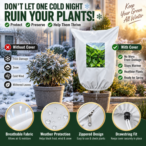 ❄️ Plant Frost Cover | Winter Garden Shield