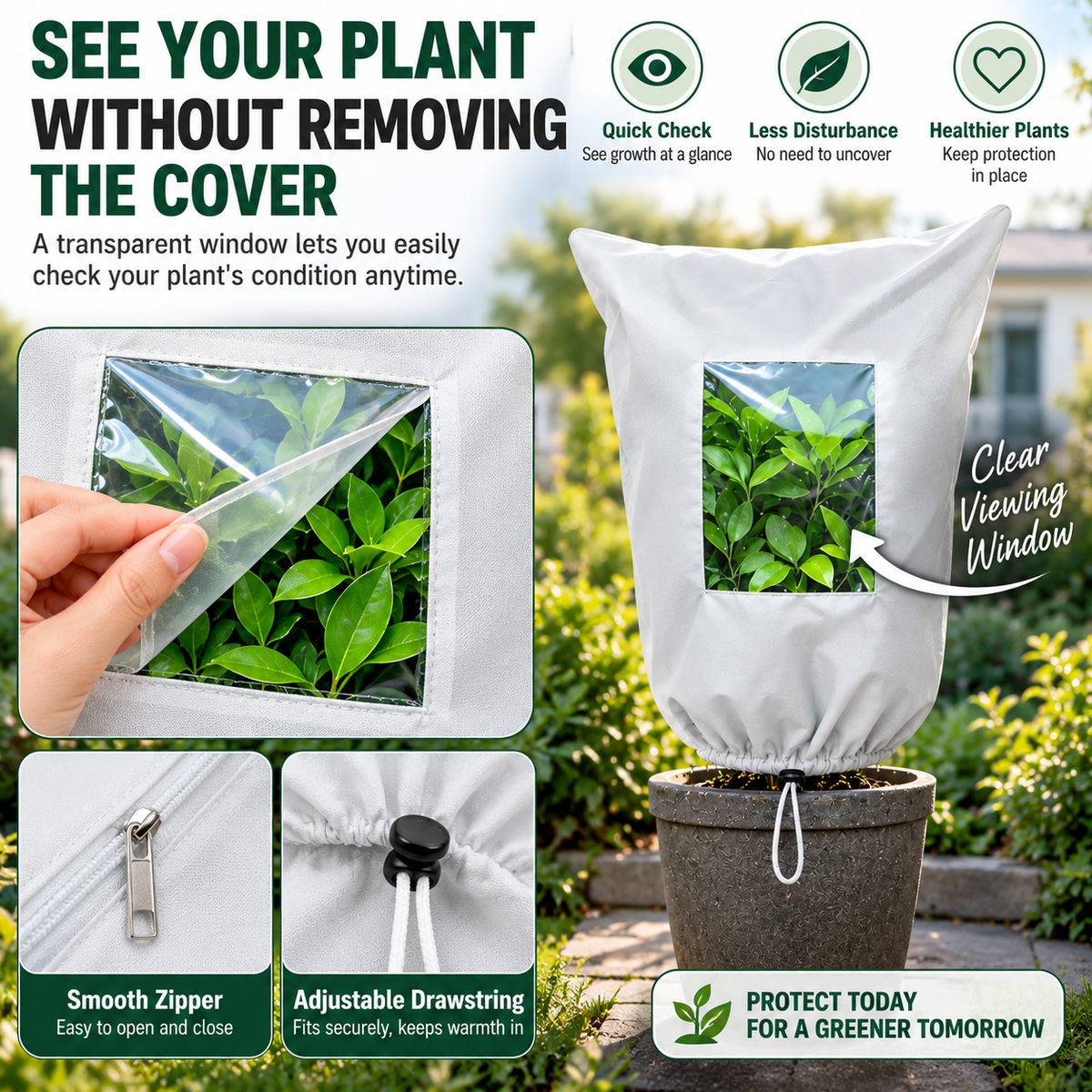 ❄️ Plant Frost Cover | Winter Garden Shield