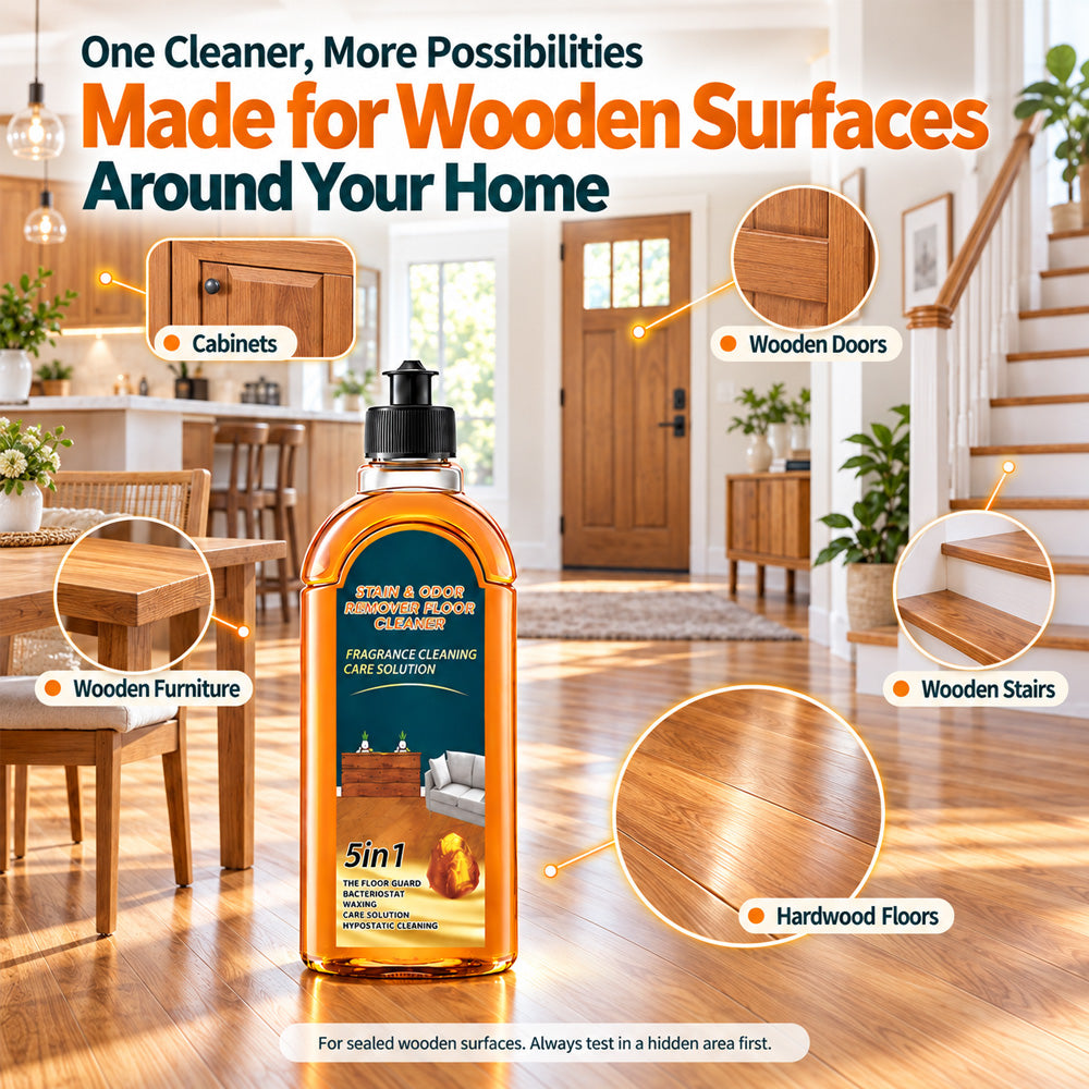 🔥Buy 1 Get 1 Free 🔥 Quick-drying floor cleaner - Removes stains with long-lasting fragrance and bacteria protection 🌟