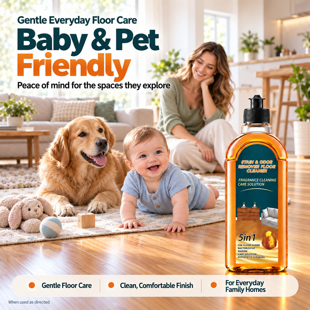 🔥Buy 1 Get 1 Free 🔥 Quick-drying floor cleaner - Removes stains with long-lasting fragrance and bacteria protection 🌟