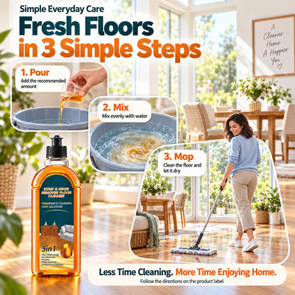 🔥Buy 1 Get 1 Free 🔥 Quick-drying floor cleaner - Removes stains with long-lasting fragrance and bacteria protection 🌟