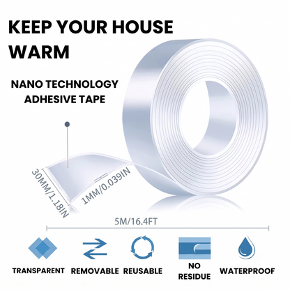 Universal Door Gap Seal Tape – Draft, Dust & Bug Blocker