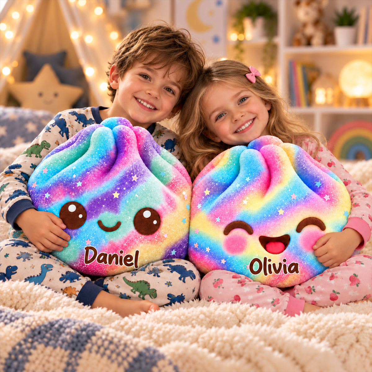 🧸Personalised 3D Dumpling Pillows – A Unique Gift for Kids