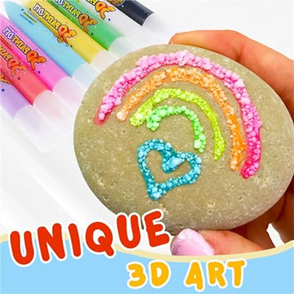💥🎁🔮Magic Pen – Draw 3D with one stroke!🎄 DIY Bubble Popcorn Drawing Pens 🔥