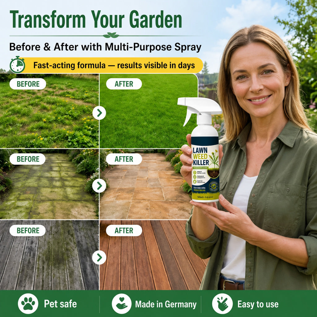 ⚡ [Easy and stress-free weeding in the garden] Herbicide for domestic use