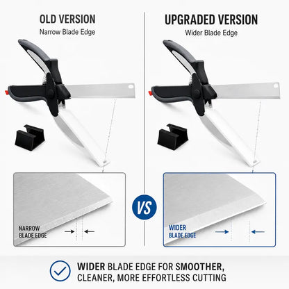 🧑‍🍳 2 in 1 Kitchen Scissors for Food - Stainless Steel Cutting Board Scissors with Safety Lock