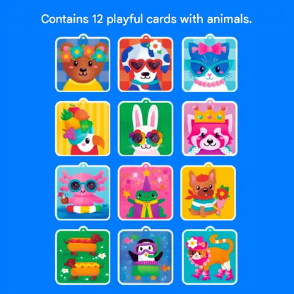 Pom Pom Kit – create soft 3D animals with fluffy pom poms, without any mess! (Ages 5+)