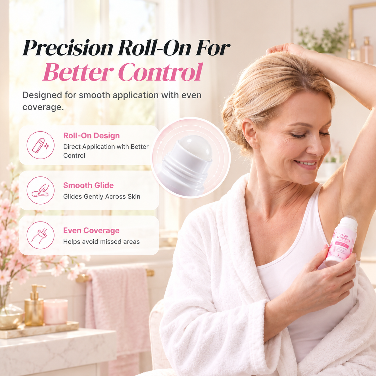 Gentle Smooth Roll-On Body Hair Removal