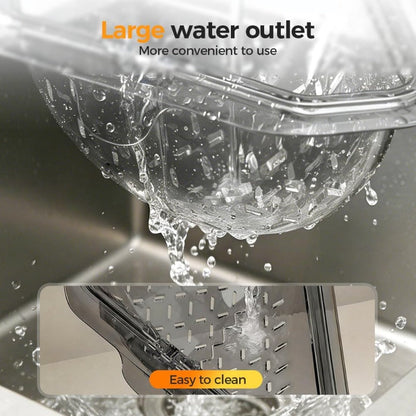 🧺🔄Magnetic Sink Drain Basket🖐️ No-Touch Sink Strainer – Press, tip & keep your hands clean. 🧲 Magnetic, 📐 space-saving & 🧺 mess-free.