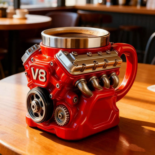 🏎️🎁Engine-themed coffee mug