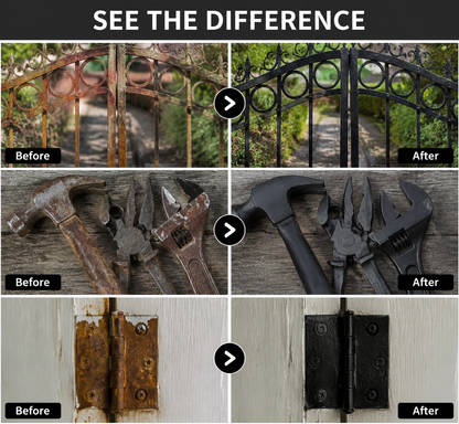 🥳2026 HOT SALE🥳💞50K+ SOLD!🔧🏠 60% OFF! Metal Rust Protection Black Repair Paste – Restores rusty gates, railings & tools. Forms protective coating – no need to replace! 🛡️✨