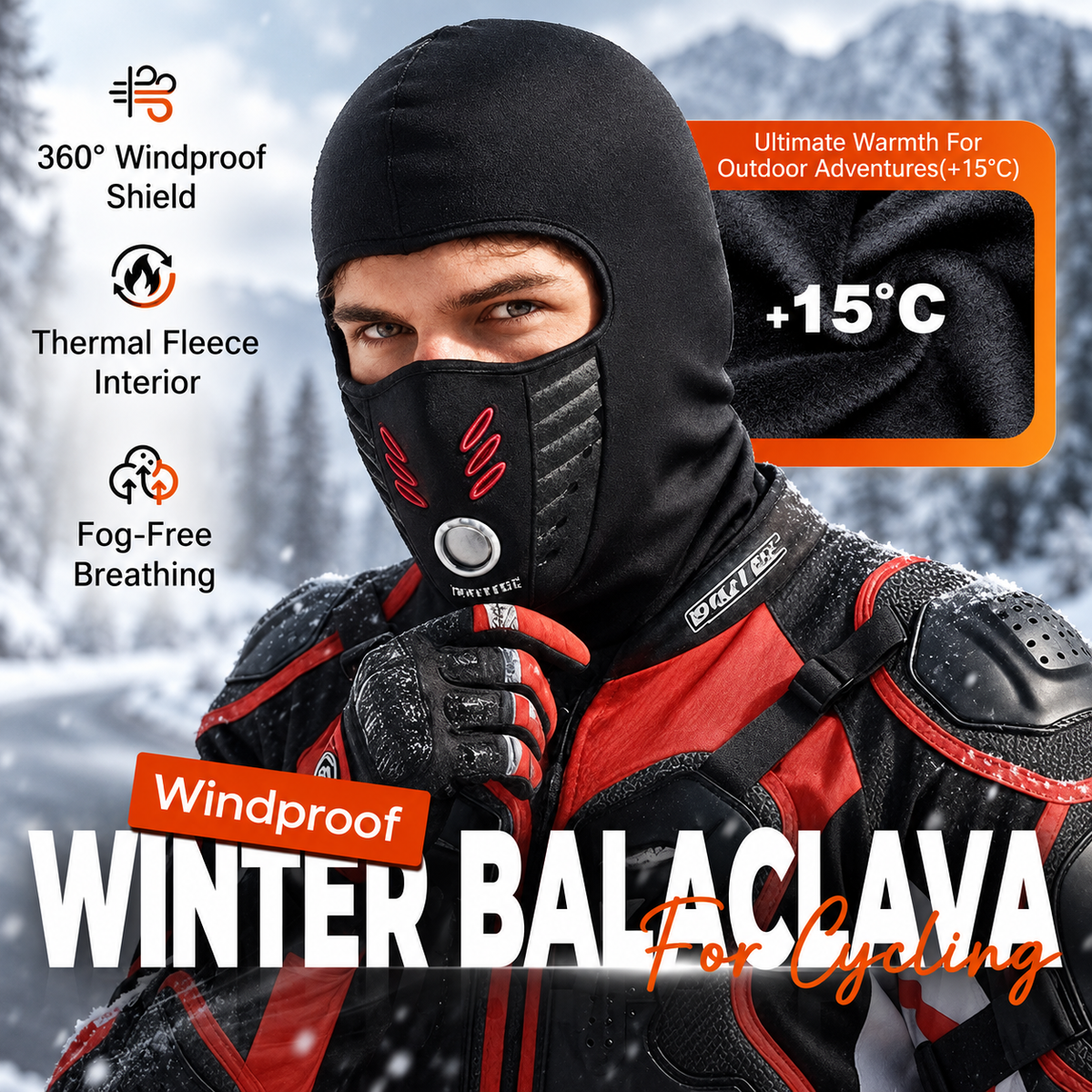 🔥Full-Face Windproof, Winter Warmth❄️ Unisex Full Face Mask – Full Coverage, Windproof & Warm ✨