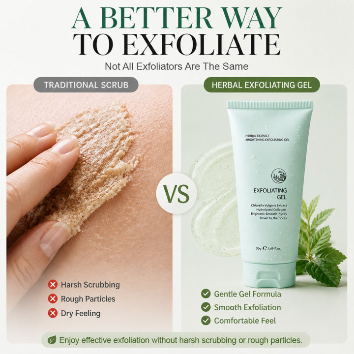 🥳2026 HOT SALE🥳💞50K+ SOLD!💥👵🌸 48% OFF!Herbal Extract Brightening Exfoliating Gel