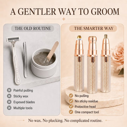 🔥3-in-1 Electric Beauty Tool — Your Salon-Like Look At Home Shape Perfect Brows, Remove Unwanted Facial Hair & Stay Smooth In Seconds With One Easy-To-Use Grooming Device