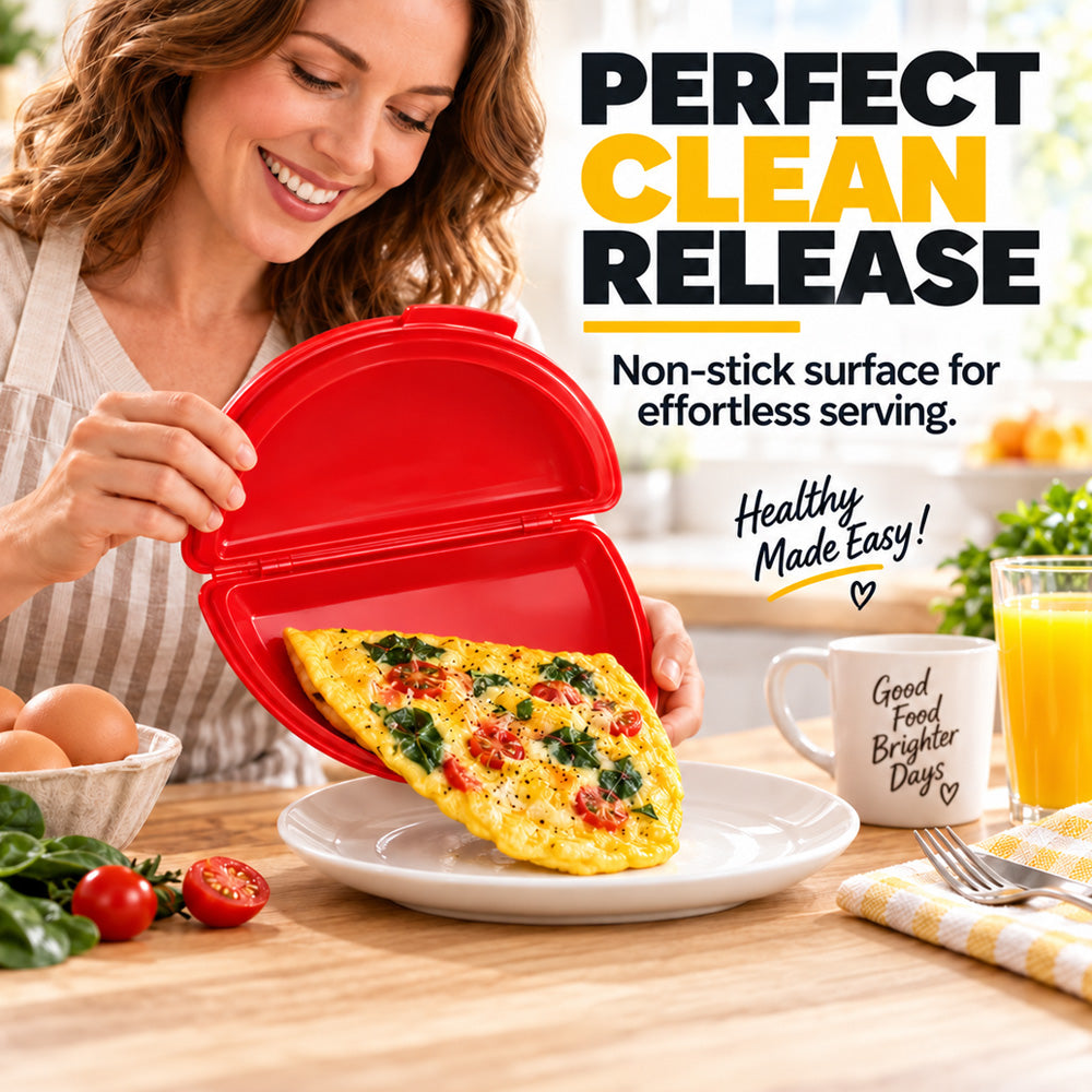 🍳 2-in-1 Microwave Omelet & Egg Cooker