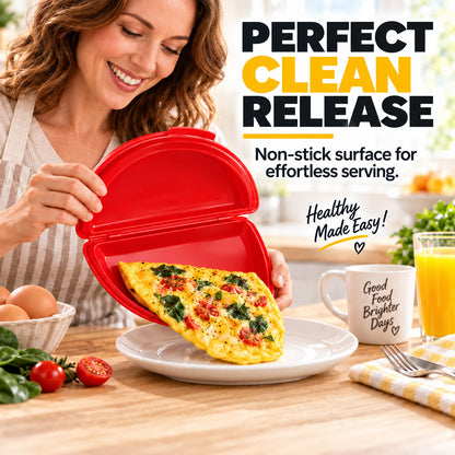 🍳 2-in-1 Microwave Omelet & Egg Cooker