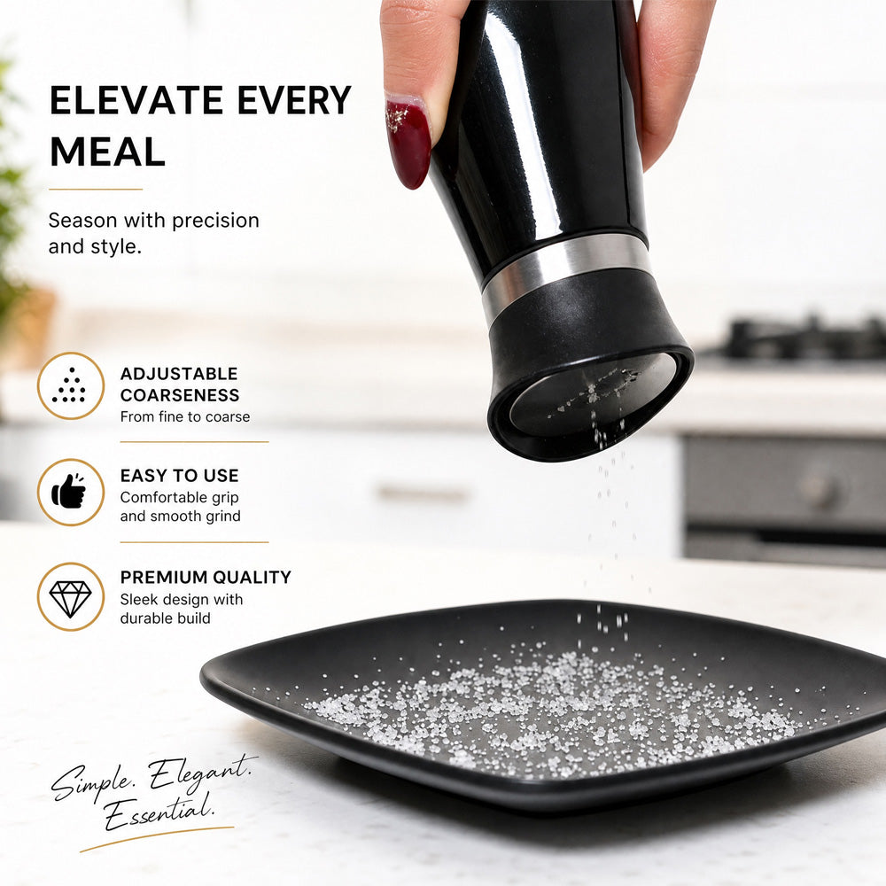 🔥🔥🔥 HOT SALE ！！ ! 🐧 Penguin Design Salt and Pepper Shaker Set, Transparent Glass Bottom Seasoning Dispenser, Large‑Mouth Refillable Spice Container for Kitchen Countertop