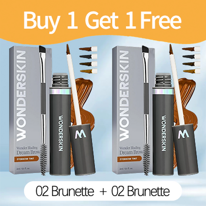 💜Wonderskin WONDER BLADING Dream Brow Gel Serum – Waterproof, Volumising, Buildable Colour & Brow-Boosting Care for Fuller, Healthier Brows Makeup