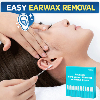 Reusable Earwax Removal Adhesive Swabs