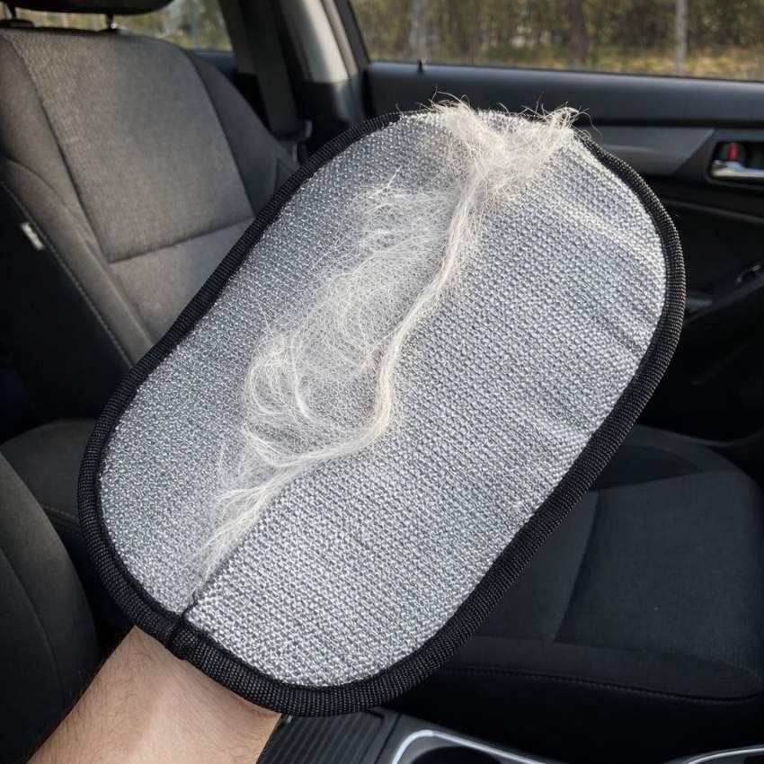 🐾🧤50%OFF|Pet Hair Remover Glove✨ Removes Dog & Cat Hair In Seconds ♻️ Reusable 1000+ Times 🛋️ Works On Sofas, Clothes & Cars