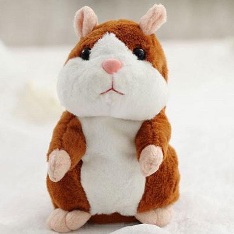 🐹 Last Day Special Price £9.99! Free Shipping！✨Talking Hamster Plush – repeats whatever you say, auto head-shaking, hilarious fun for kids & adults.🎁