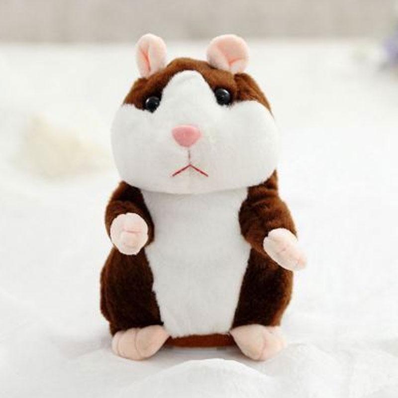 🐹 Last Day Special Price £9.99! Free Shipping！✨Talking Hamster Plush – repeats whatever you say, auto head-shaking, hilarious fun for kids & adults.🎁