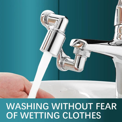 🚰 50% OFF! 50K+ sold! 1080° rotating faucet extender – 2 water modes, anti-splash, fits 99% of faucets! 💧✨