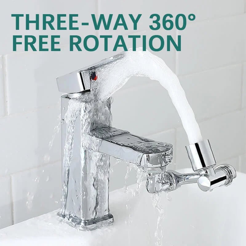 🚰 50% OFF! 50K+ sold! 1080° rotating faucet extender – 2 water modes, anti-splash, fits 99% of faucets! 💧✨