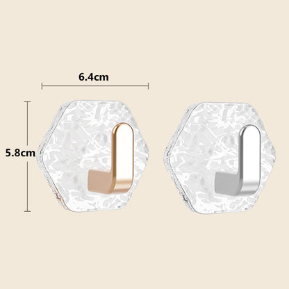 🥳2026 HOT SALE🥳💞50K+ SOLD!🧲💛 50% OFF! 5 PCS Punch-Free Adhesive Hooks – L‑shaped, 3kg capacity. No drilling, no trace. Perfect for bathroom & kitchen. 🛁✨