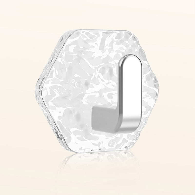 🥳2026 HOT SALE🥳💞50K+ SOLD!🧲💛 50% OFF! 5 PCS Punch-Free Adhesive Hooks – L‑shaped, 3kg capacity. No drilling, no trace. Perfect for bathroom & kitchen. 🛁✨