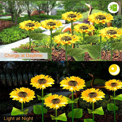 🌻Sunflower Solar Garden Stake Led Lights 🔥🔥 Buy 2 Get 1 Free🔥🔥