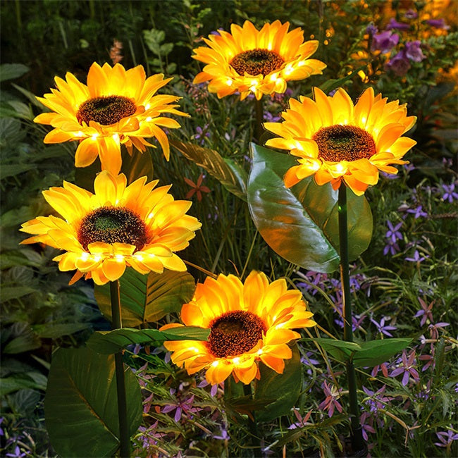 🌻Sunflower Solar Garden Stake Led Lights 🔥🔥 Buy 2 Get 1 Free🔥🔥