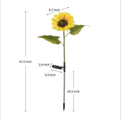 🌻Sunflower Solar Garden Stake Led Lights 🔥🔥 Buy 2 Get 1 Free🔥🔥