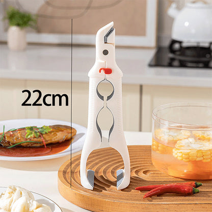 🍽️ 3-in-1 Silicone Bowl & Plate Clamp | LAST DAY 50% OFF!! | Non-Slip Grip for Food Storage & Transport | Final Chance Kitchen Helper Gift 🎅✨