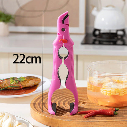 🍽️ 3-in-1 Silicone Bowl & Plate Clamp | LAST DAY 50% OFF!! | Non-Slip Grip for Food Storage & Transport | Final Chance Kitchen Helper Gift 🎅✨