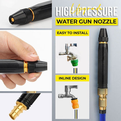 🔥 High Pressure Water Nozzle 💧✨Multi-Purpose for Car, Garden & Household Cleaning