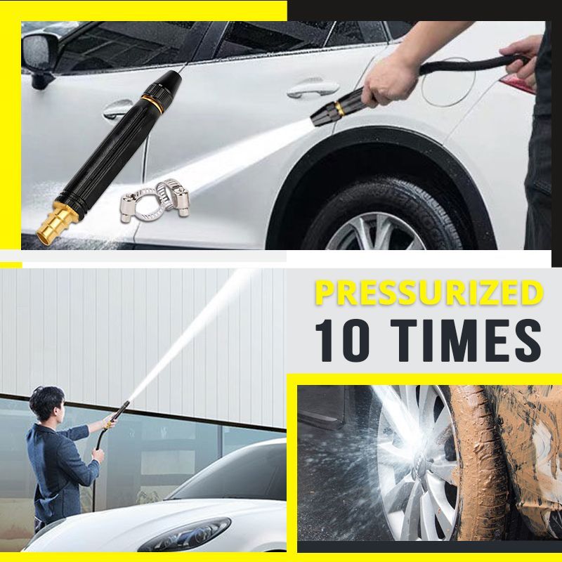 🔥 High Pressure Water Nozzle 💧✨Multi-Purpose for Car, Garden & Household Cleaning