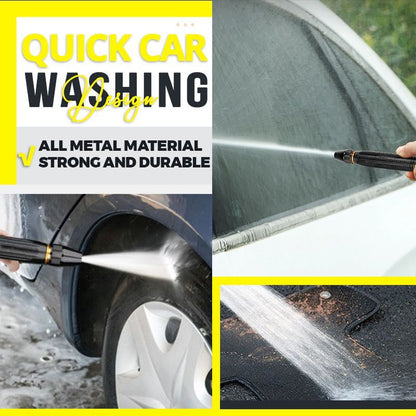 🔥 High Pressure Water Nozzle 💧✨Multi-Purpose for Car, Garden & Household Cleaning