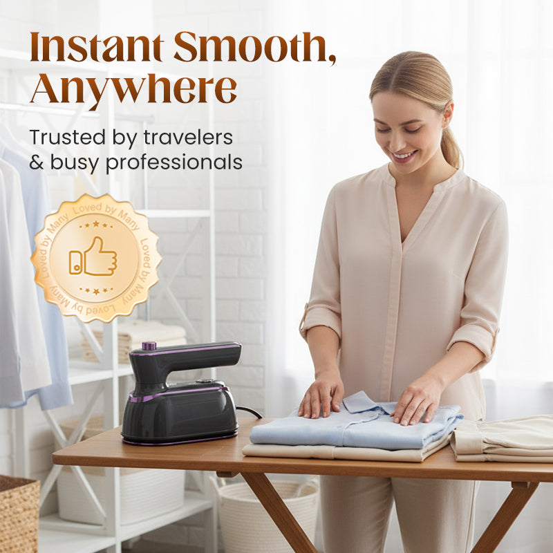 👚LAST DAY 50% OFF⚡Foldable Handheld Steamer with 180° Rotating Handle💥