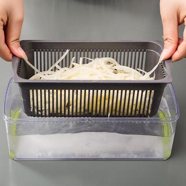 🥕🥕15-in-1 Vegetable Chopper | Multifunctional Food Cutter with Container