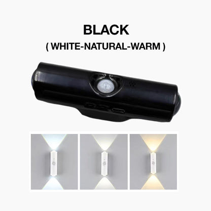 🌈Smart LED Motion Sensor Night Light, Dimmable RGB Color Changing Wall Lamp, USB Rechargeable Gradient Magnetic Stick-on Ambient Light for Bedroom, Hallway, Entryway Home Lighting Decor Accessories