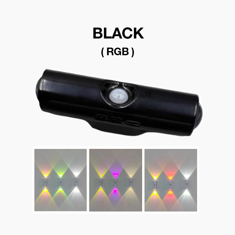 🌈Smart LED Motion Sensor Night Light, Dimmable RGB Color Changing Wall Lamp, USB Rechargeable Gradient Magnetic Stick-on Ambient Light for Bedroom, Hallway, Entryway Home Lighting Decor Accessories