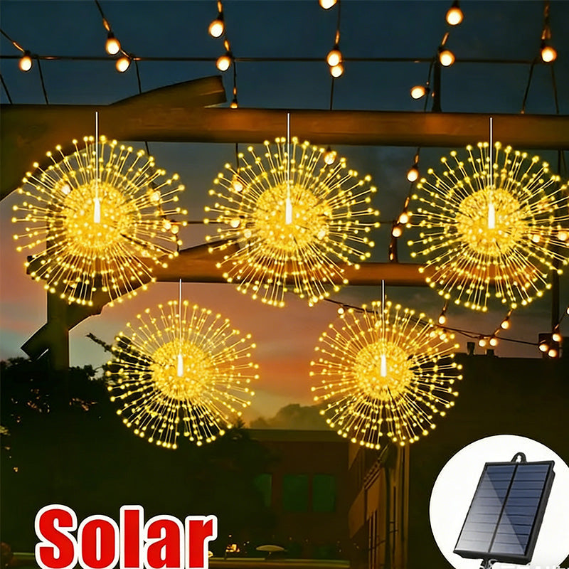 🔥48% discount while stocks last!🎉Solar fireworks fairy lights for gardens and parties