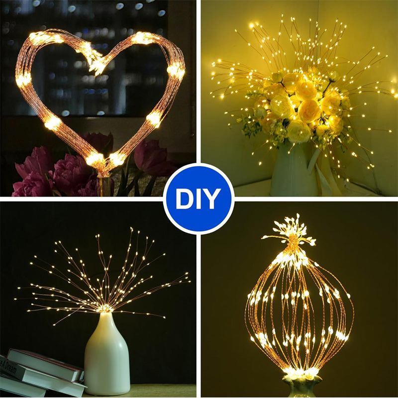 🔥48% discount while stocks last!🎉Solar fireworks fairy lights for gardens and parties