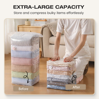 📉 Prices Dropped! Grab It Before It’s Gone 🏃‍♂️No-Pump Large Vacuum Storage Compression Bags