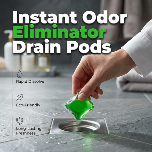 🌿💧Bio-Enzyme Drain Deodorizer Capsules🌸Drop In • Dissolve • Freshen Drains