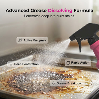 Fast-Acting Heavy-Duty Grill Degreaser Spray 💪🔥 Sparkling Clean ✨
