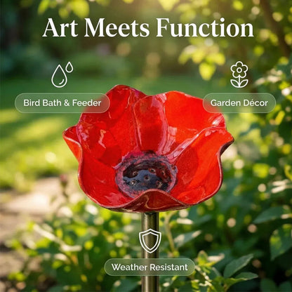 💖🎁 Mother's Day gifts for 2026 with 60% off 🎁Handcrafted metal garden stake featuring a flower and a bird 🐦 (Copy)